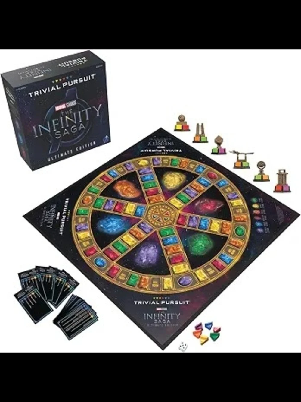 Trivial Pursuit Marvel Universe Ultimate Edition Board Game The Infinity Saga